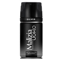 Malizia Uomo Deodorant Silver 150 ml - Karout Online -Karout Online Shopping In lebanon - Karout Express Delivery 
