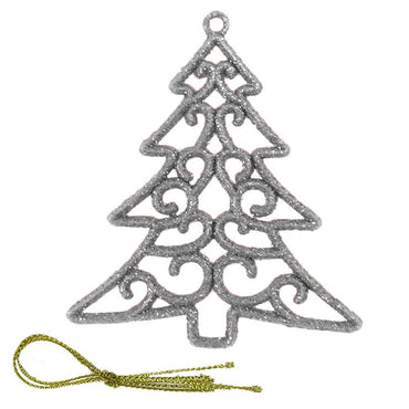 Christmas Glitter Tree for Tree Decoration (2 Pcs) - Karout Online -Karout Online Shopping In lebanon - Karout Express Delivery 