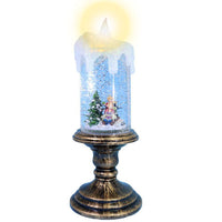 Christmas Flameless LED Candle Decorative 26 Cm / Q-1154 - Karout Online -Karout Online Shopping In lebanon - Karout Express Delivery 