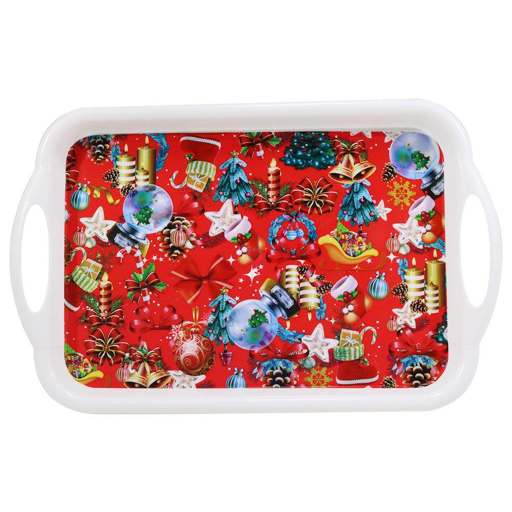 Shop Online Christmas Plastic Tray / L-317-318 - Karout Online Shopping In lebanon