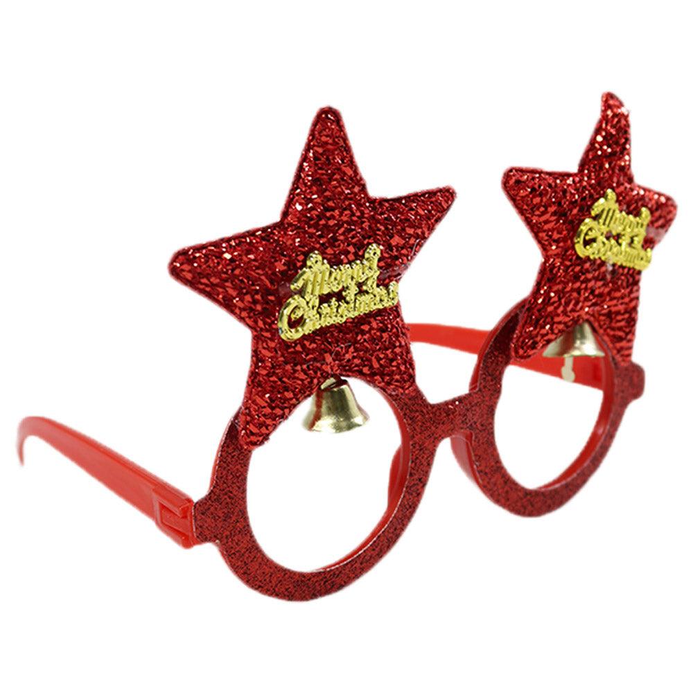 Shop Online Christmas Glitter Party Glasses Frame / Q-1009 - Karout Online Shopping In lebanon
