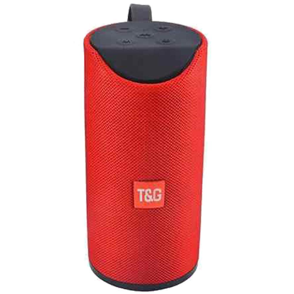 Tg113 Super Bass Splash-Proof Wireless Bluetooth Speaker (Multicolored) Red Phone Acce