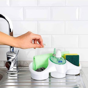 Titiz Plastik Soap Dispensing Sponge Holder 250ml - 8oz - Karout Online -Karout Online Shopping In lebanon - Karout Express Delivery 