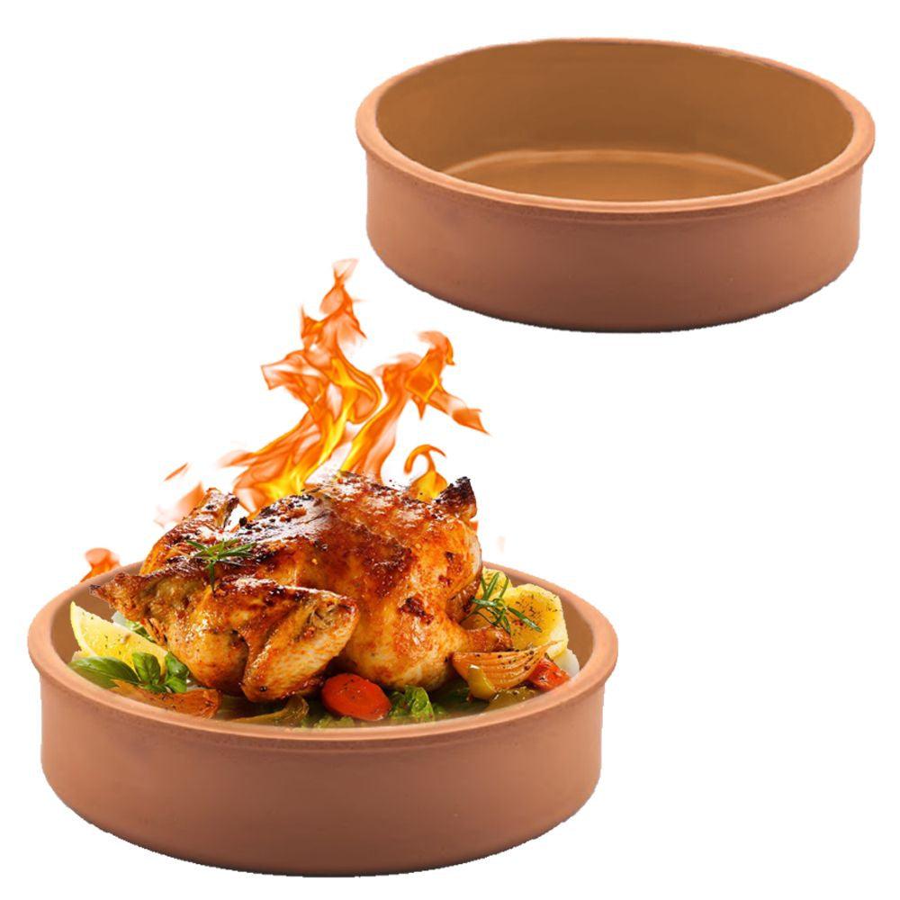 Avanos Pottery Big Round Stew Pan / 2039 - Karout Online -Karout Online Shopping In lebanon - Karout Express Delivery 
