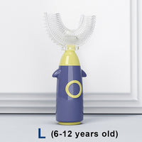 **(NET)** U Shaped Kids 2 Sided Toothbrush / 21FK114