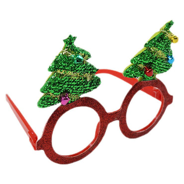 Shop Online Christmas Glitter Party Glasses Frame / Q-1009 - Karout Online Shopping In lebanon
