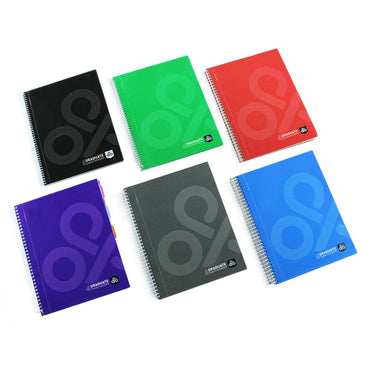 Opp Graduate 4 Subjects 21 x 27.5 cm 160 Sheets - Line - Karout Online -Karout Online Shopping In lebanon - Karout Express Delivery 