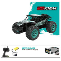 R/C Mountain Crazed Cross-Country Racing Car.