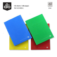 OPP Monotone Binded Hard Cover Copybook 144 Sheets -Line / 21 x29.7 cm - Karout Online -Karout Online Shopping In lebanon - Karout Express Delivery 