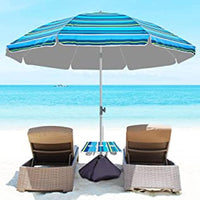 Decorated Beach Umbrella Adjustable Steel Poles 1.8m - Karout Online -Karout Online Shopping In lebanon - Karout Express Delivery 
