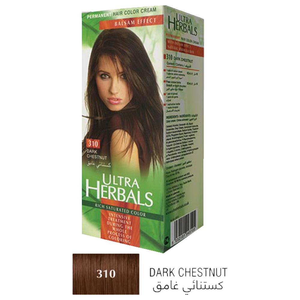 Ultra Herbals Hair Color Cream 310 Dark Chestnut - Karout Online -Karout Online Shopping In lebanon - Karout Express Delivery 