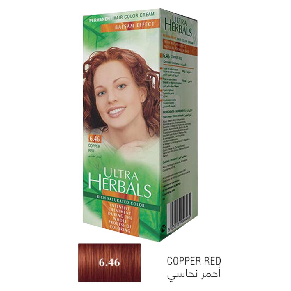 Ultra Herbals Hair Color Cream 6.46 Copper Red - Karout Online -Karout Online Shopping In lebanon - Karout Express Delivery 