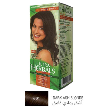 Ultra Herbals Hair Color Cream 601 Dark Ash Blonde - Karout Online -Karout Online Shopping In lebanon - Karout Express Delivery 