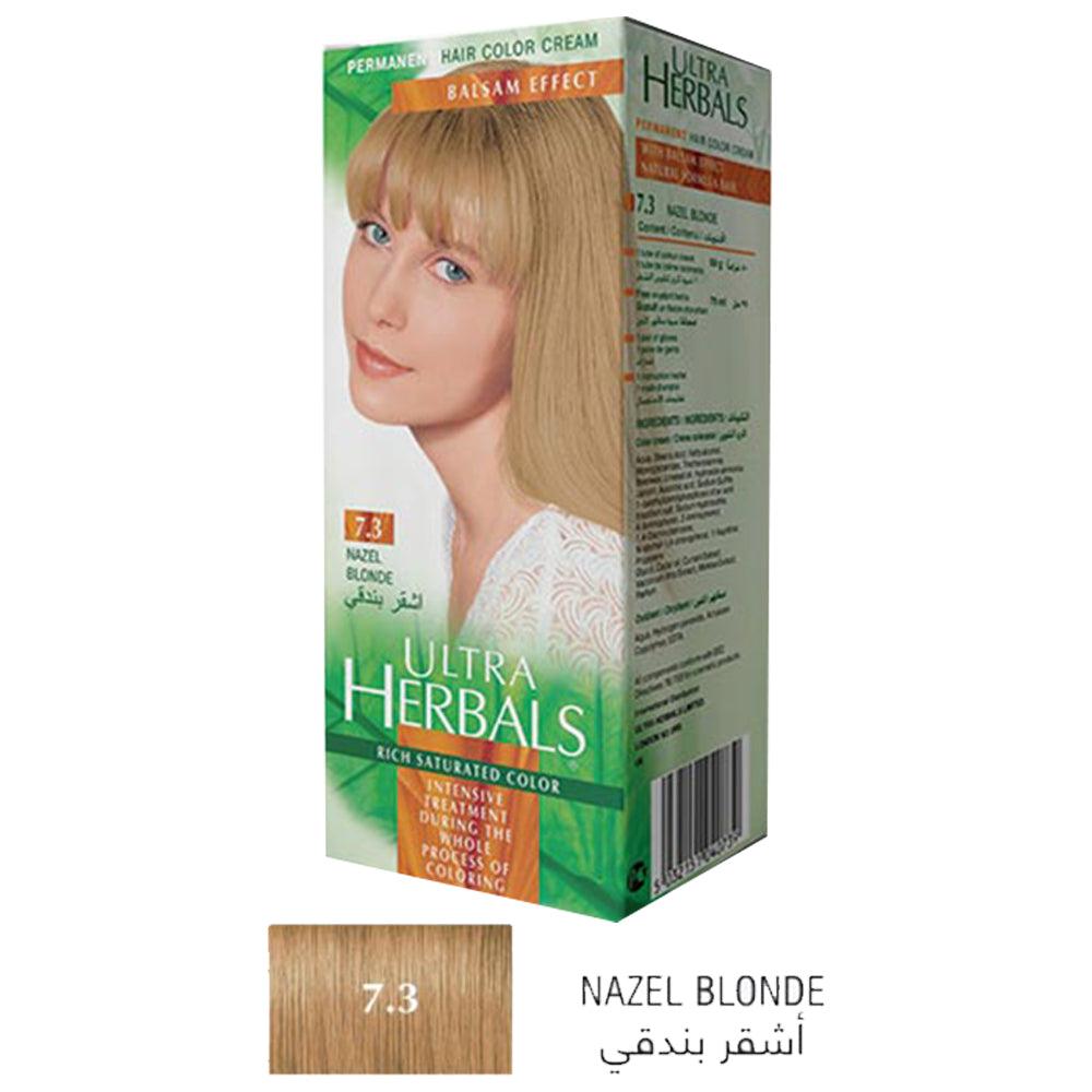Ultra Herbals Hair Color Cream 7.3 Nazel Blonde - Karout Online -Karout Online Shopping In lebanon - Karout Express Delivery 