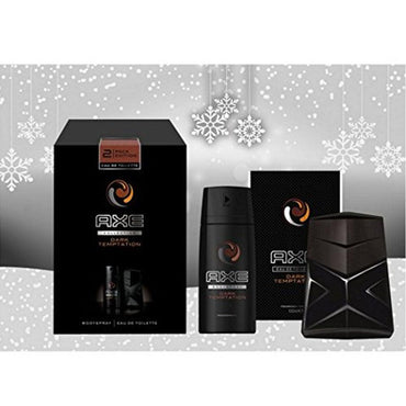 Axe Men Black Collection Temptation Eau De Toilette 100ml and Deodorant 150ml - Karout Online -Karout Online Shopping In lebanon - Karout Express Delivery 