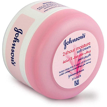 Johnson's 24-hour Moisture Soft Cream 200ml - Karout Online -Karout Online Shopping In lebanon - Karout Express Delivery 