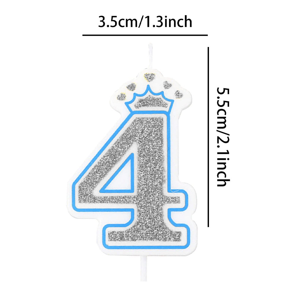 Birthday Glittered Number Candle / 22FK148