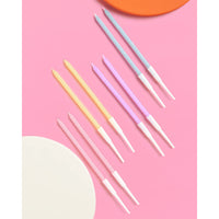 Birthday Long Thin Candles 8 Pcs / 22FK145