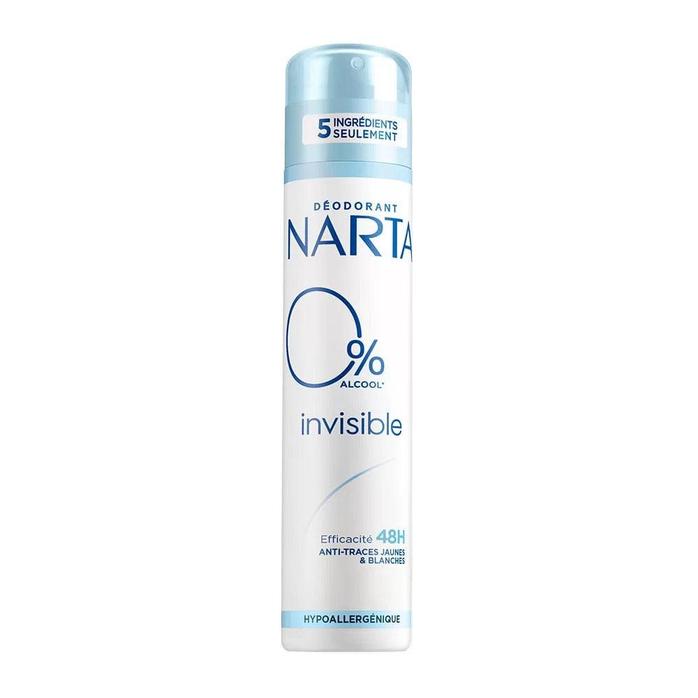 Narta Invisible 0% 48h Anti-Stains Deodorant Spray 200ml / 7661 - Karout Online -Karout Online Shopping In lebanon - Karout Express Delivery 
