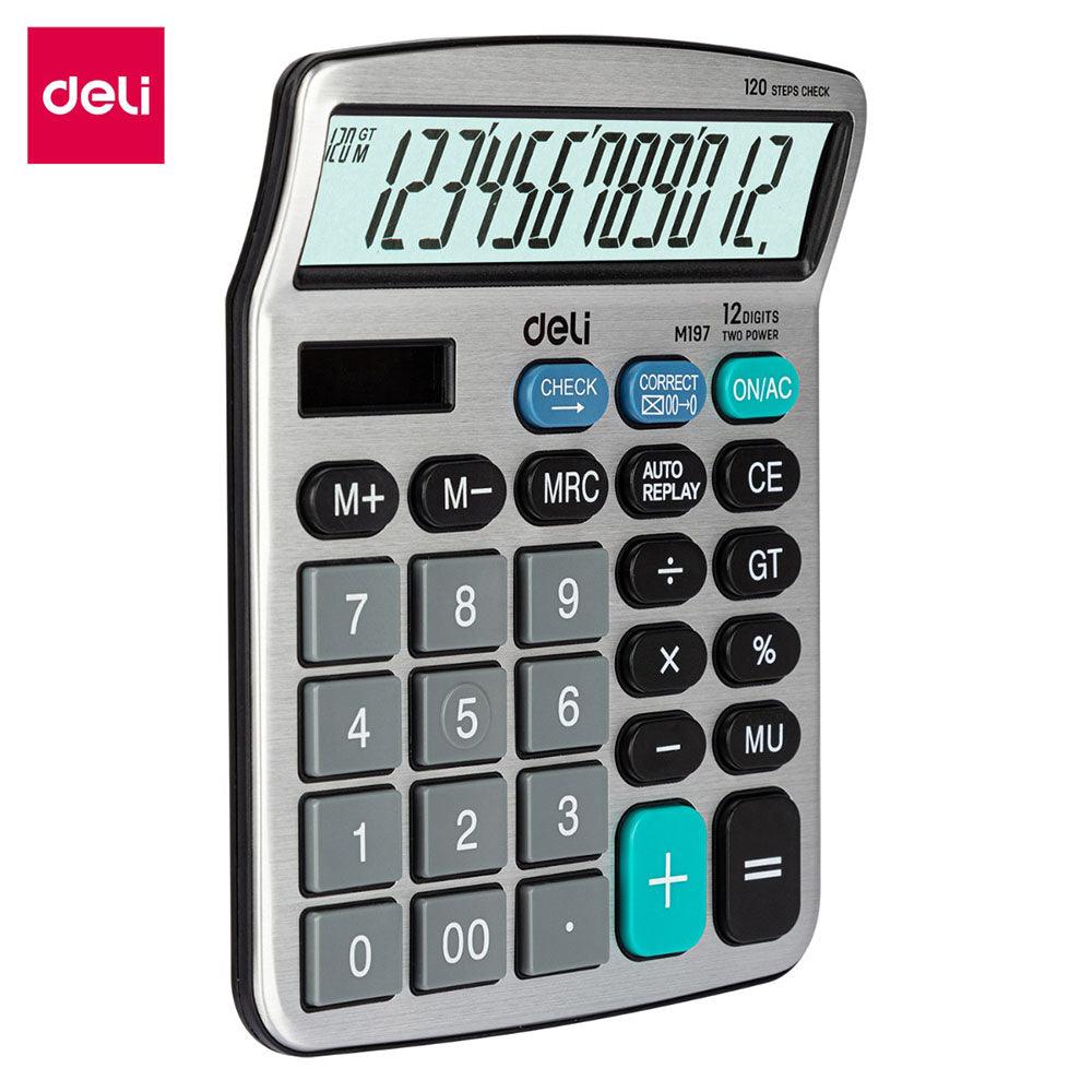 Deli EM19710 Calculator 12 Digits - Karout Online -Karout Online Shopping In lebanon - Karout Express Delivery 
