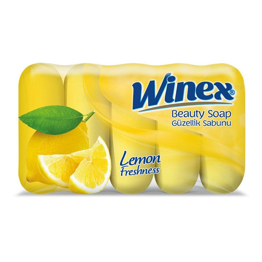 Winex Beauty Soap Lemon 5 X 55g ( 5 Pcs) - Karout Online -Karout Online Shopping In lebanon - Karout Express Delivery 