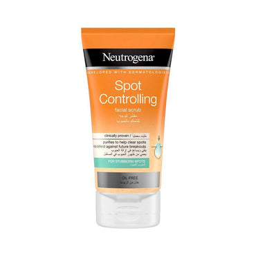 Neutrogena Spot Controlling Facial Scrub  Oil-Free 150ml - Karout Online -Karout Online Shopping In lebanon - Karout Express Delivery 