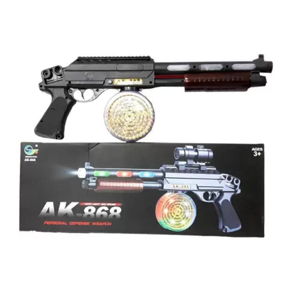 Machine Gun With Light & Sound AK868 - AK-868 - Karout Online -Karout Online Shopping In lebanon - Karout Express Delivery 