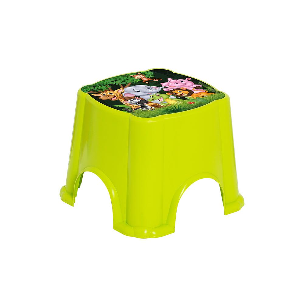Herevin Childs  Stool - Green Animals - Karout Online -Karout Online Shopping In lebanon - Karout Express Delivery 
