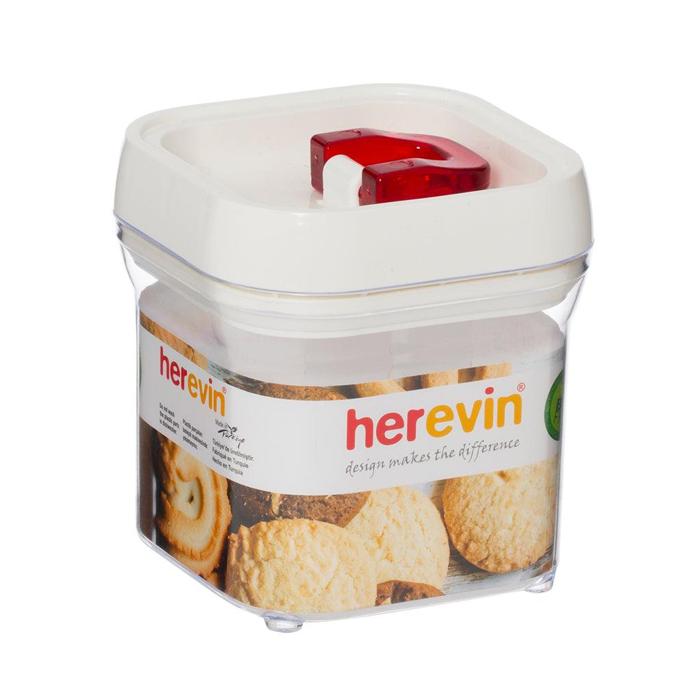 Herevin Storage Jar / 700ml Red - Karout Online -Karout Online Shopping In lebanon - Karout Express Delivery 