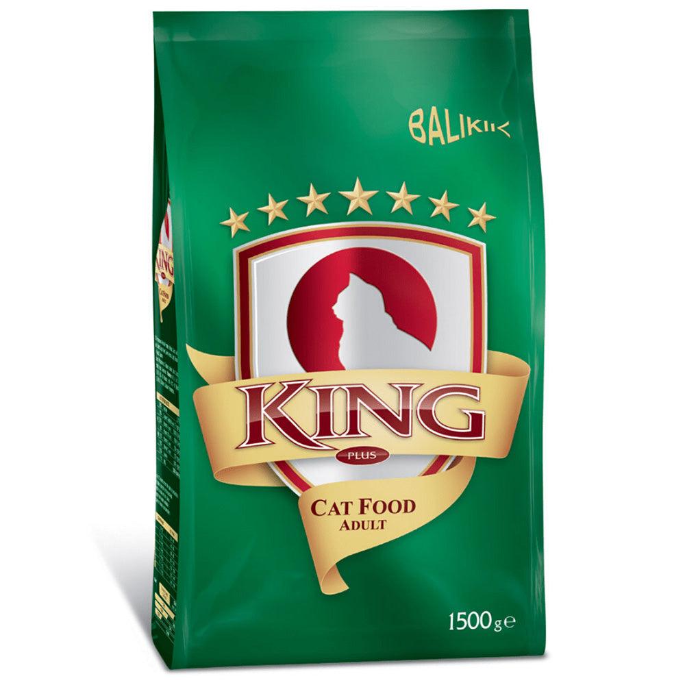 King Adult Cat  Food Fish 1.5kg - Karout Online -Karout Online Shopping In lebanon - Karout Express Delivery 
