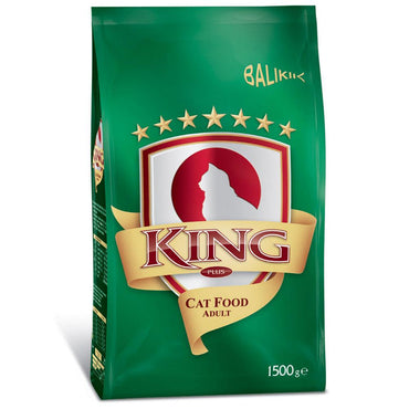 King Adult Cat  Food Fish 1.5kg - Karout Online -Karout Online Shopping In lebanon - Karout Express Delivery 