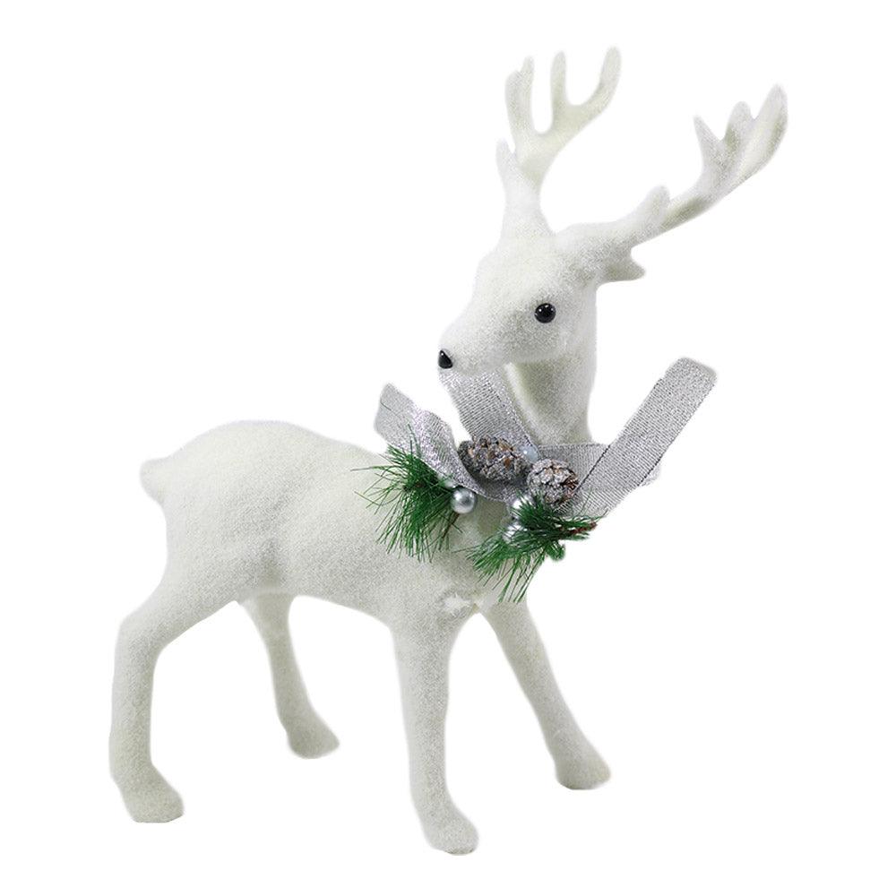 Christmas Small Foam Standing Gazelle / Q-771 - Karout Online -Karout Online Shopping In lebanon - Karout Express Delivery 