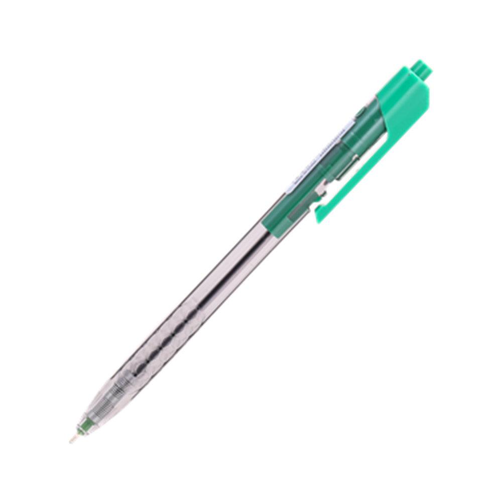 Deli Q01350  Ball Point Pen 0.7mm Green - Karout Online -Karout Online Shopping In lebanon - Karout Express Delivery 