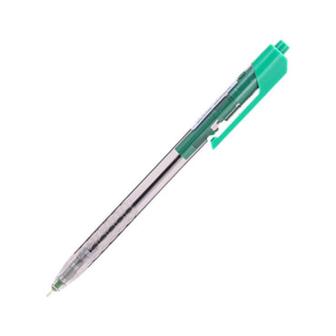 Deli Q01350  Ball Point Pen 0.7mm Green - Karout Online -Karout Online Shopping In lebanon - Karout Express Delivery 