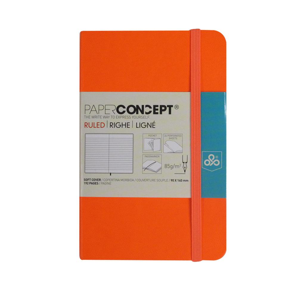OPP Paperconcept Executive Notebook PU Fluo Soft Cover Lined / 9×14 cm - Karout Online -Karout Online Shopping In lebanon - Karout Express Delivery 
