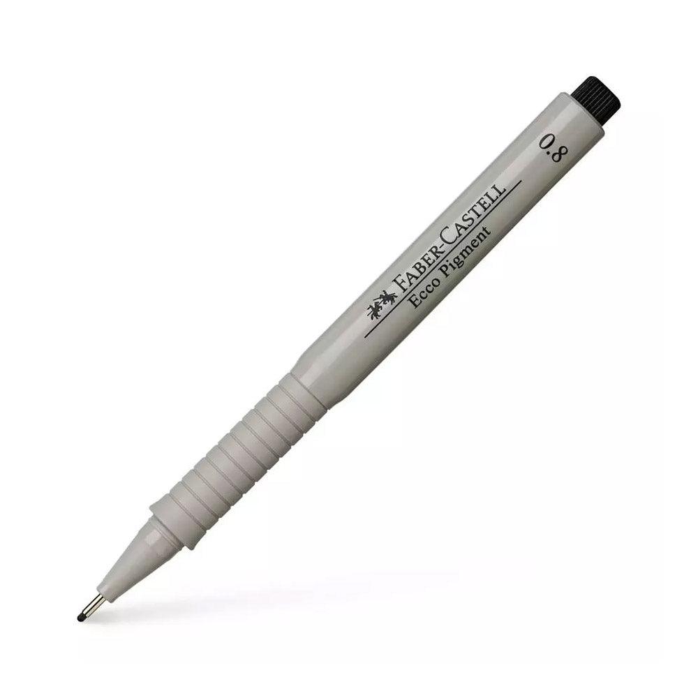 Faber Castell Ecco Pigment Pen Black / 0.80mm - Karout Online -Karout Online Shopping In lebanon - Karout Express Delivery 