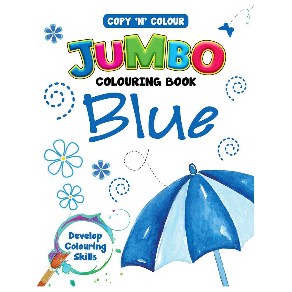 Mind To Mind Copy & Colour Jumbo Colouring Book - Blue - Karout Online -Karout Online Shopping In lebanon - Karout Express Delivery 