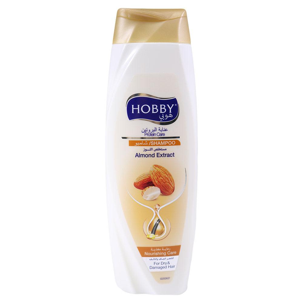 Hobby Protein Care Shampoo 600ml - Almond Extract - Karout Online -Karout Online Shopping In lebanon - Karout Express Delivery 