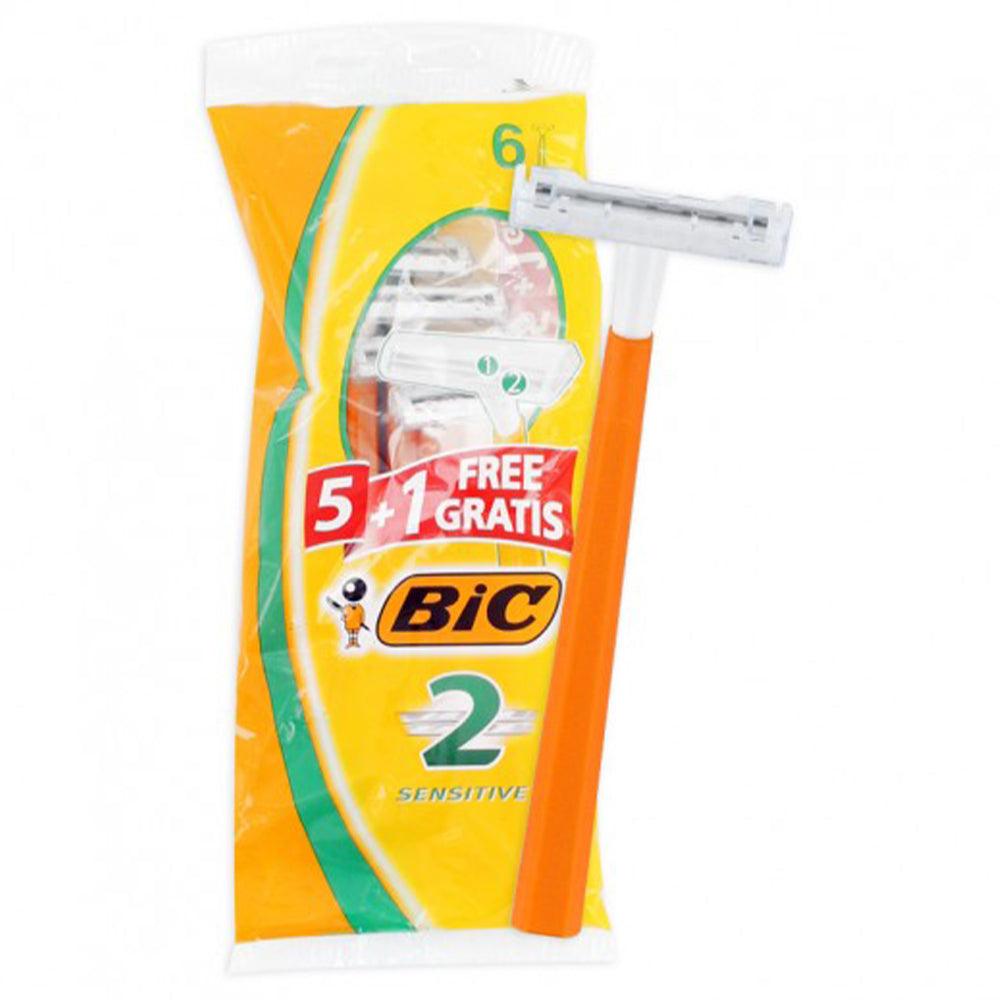 Bic Shaver 2 Neutral Razors 5+1 - Karout Online -Karout Online Shopping In lebanon - Karout Express Delivery 