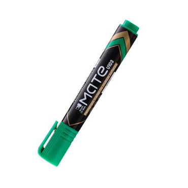 Deli U10350 Chisel tip  Permanent Marker  1.5 mm Green - Karout Online -Karout Online Shopping In lebanon - Karout Express Delivery 