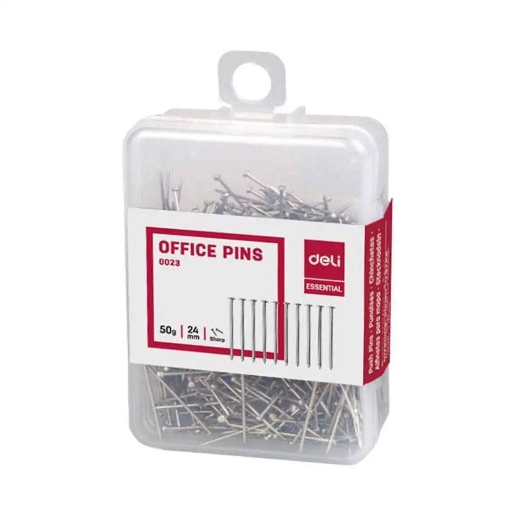 Deli E0023 Office Pins 24mm - Karout Online -Karout Online Shopping In lebanon - Karout Express Delivery 