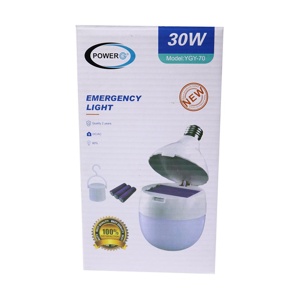 Power G Rechargeable  Emergency Led Light Lamp 30W - White - Karout Online -Karout Online Shopping In lebanon - Karout Express Delivery 