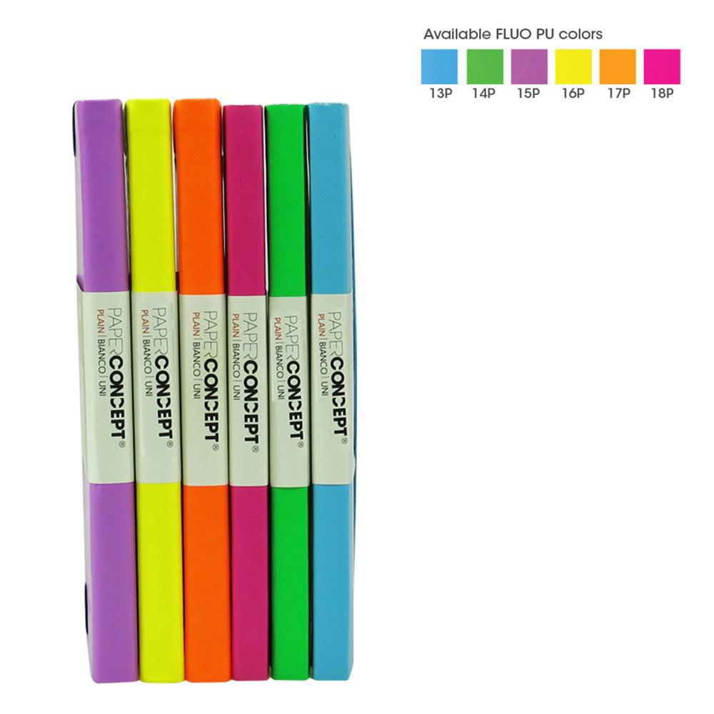 OPP Paperconcept Executive Notebook PU FLUO Hard Cover Plain / 21×29.7 cm - Karout Online -Karout Online Shopping In lebanon - Karout Express Delivery 