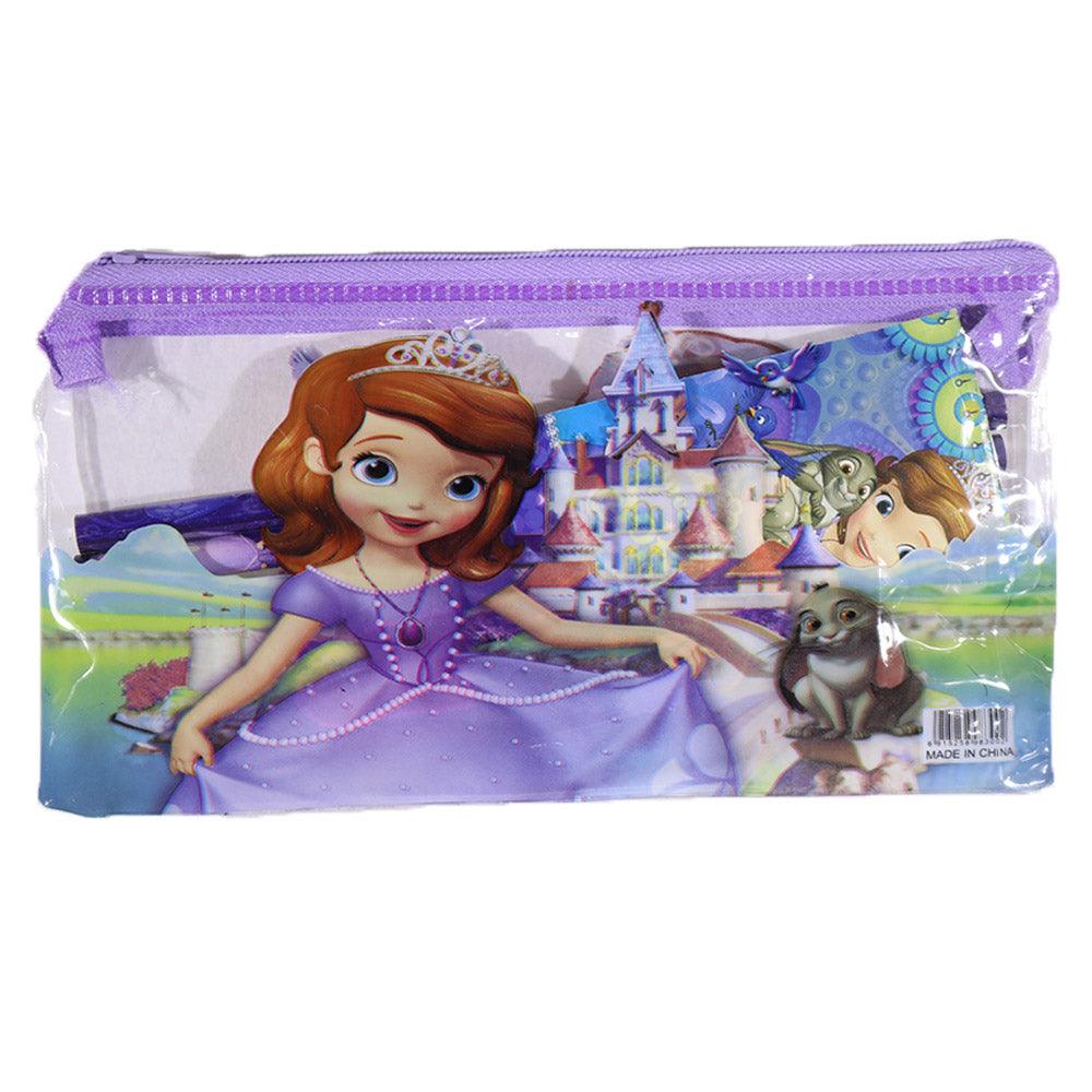 Characters Transparent Zipper Pencil Case / 533030 / H-315 - Karout Online -Karout Online Shopping In lebanon - Karout Express Delivery 