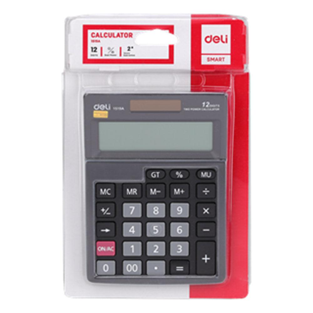 Deli E1519A Calculator 12 Digits - Karout Online -Karout Online Shopping In lebanon - Karout Express Delivery 