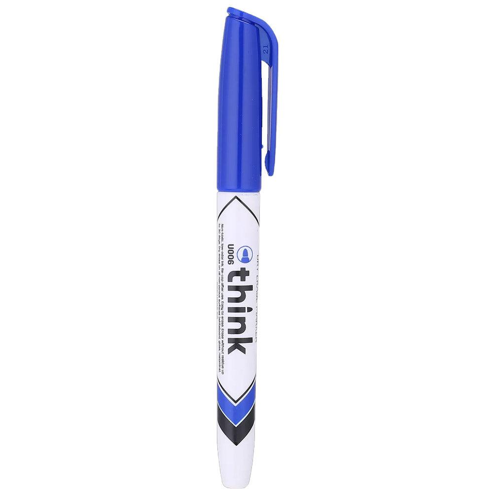 Deli U00630 Dry Erase Marker Think Blue 1.2mm - Karout Online -Karout Online Shopping In lebanon - Karout Express Delivery 