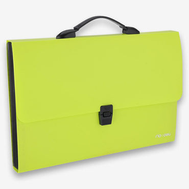 Deli EB40452 Expanding File FC 13 Pockets- Green - Karout Online -Karout Online Shopping In lebanon - Karout Express Delivery 