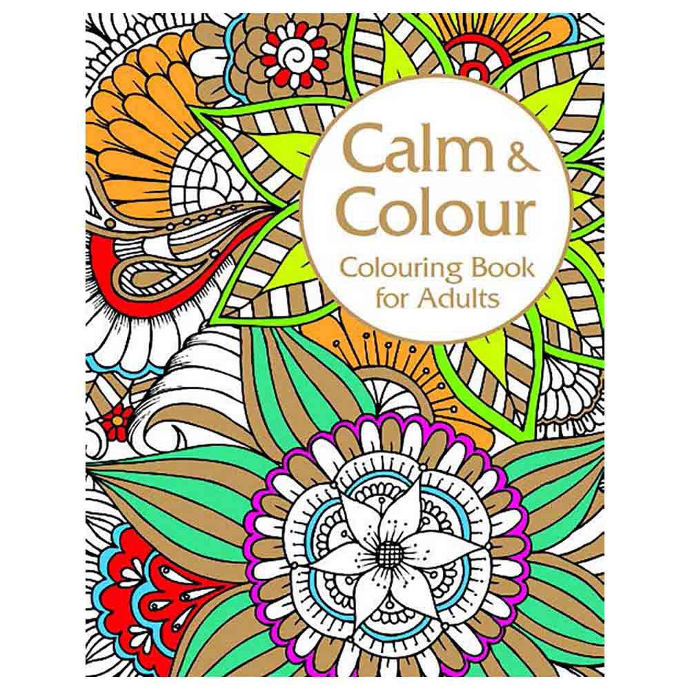 Little Kitabi Calm And  Colour Colouring For Adults - Karout Online -Karout Online Shopping In lebanon - Karout Express Delivery 