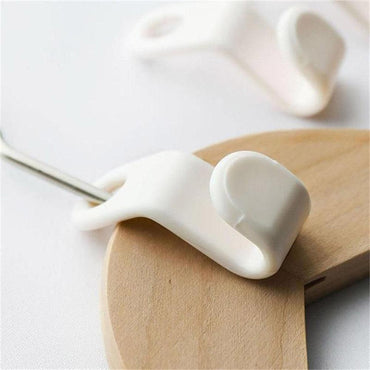 Plastic Hanger Hook 6 Pieces / 22FK046 - Karout Online -Karout Online Shopping In lebanon - Karout Express Delivery 