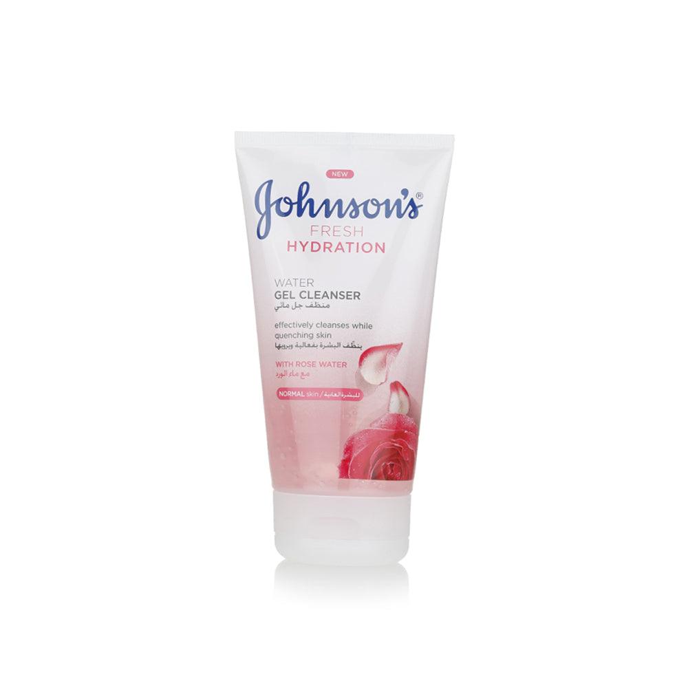 Johnsons Fresh Hydration Water Gel Cleanser Face Wash With Rose Water 150ml - Karout Online -Karout Online Shopping In lebanon - Karout Express Delivery 